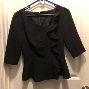 White House Black Market peplum blouse